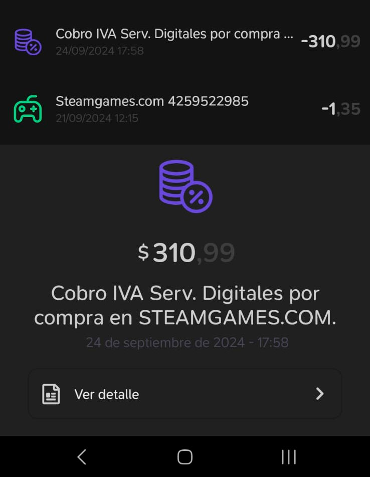 Ejemplo - pagando con tarjeta prepaga (Brubank)